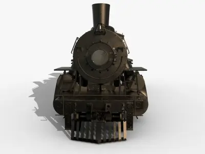 Steam Train 3D model
