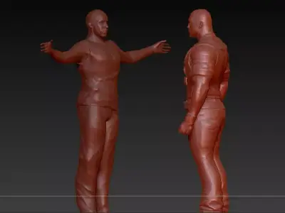 Toretto and hobes  this is Brazil -  rio FAST AND FURIOUS  3D print model