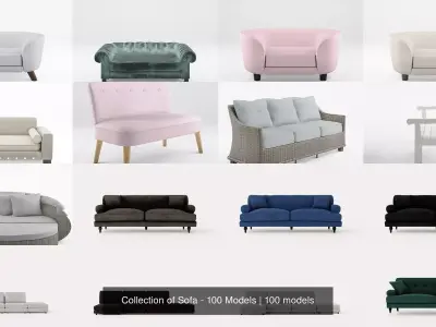 Collection of Sofa - 100 Models