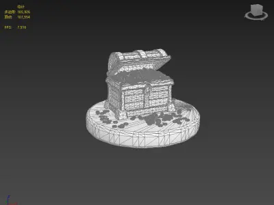 Next Generation Treasure Chest 3D model