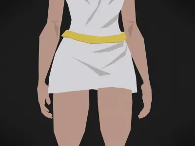 Colorly - Philosopher Guy - Game Ready - Rigged - Customizable Low-poly 3D model