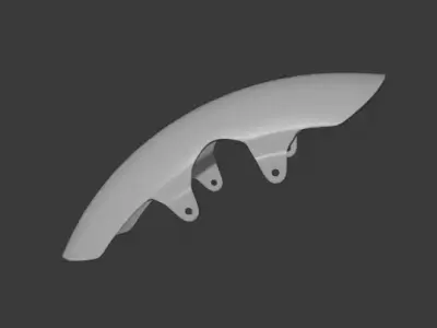 Mudguard mt07 custom gen1 3D print model