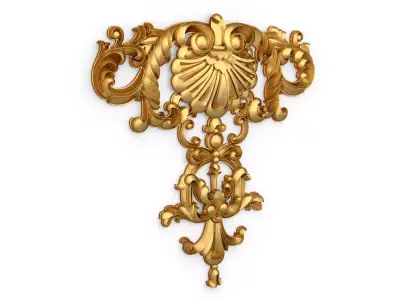 carved classic decorative ornament cnc 3d printing stl 16 3D print model