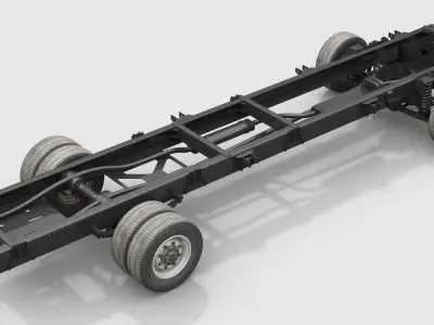Truck Chassis 2x4 3D model