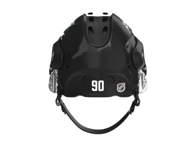 Hockey Helmet Dallas Stars 3D model
