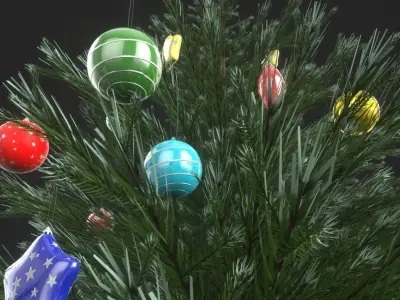 Christmas tree 3D model