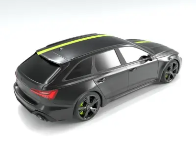 audi rs6 3d model 3D model