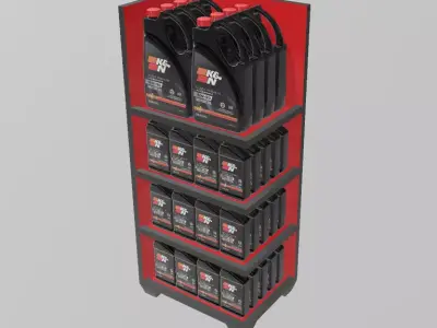 OIL QUART AND GALLON WITH DECAL FOR SCALE AUTOS AND DIORAMAS 3D print model