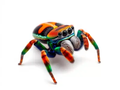 Vibrant Jumping Spider model pack Low-poly 3D model