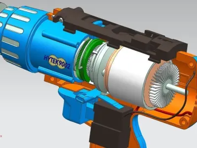 Cordless Drill 3D model