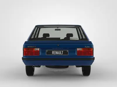 Renault 9 Turbo 1985 3D model