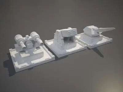 Turret Collection 3D print model
