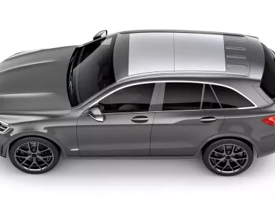 Mercedes Benz GLC High-Detail GLC-Class SUV 3D model