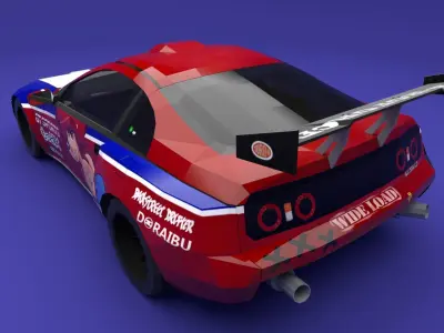 Drift Machine Low-poly 3D model