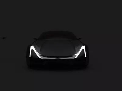 Coupe Car Exterior styling 3D model