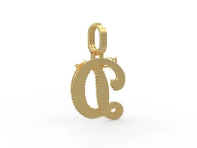 D pendant Crown of Thorns 3D print model