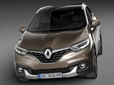 Renault Kadjar 2016 3D model