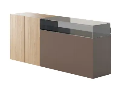 36e8 Glass Sideboard 3D model