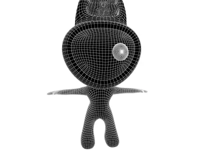 Rato Character 003 Halloween Rato Low-poly 3D model