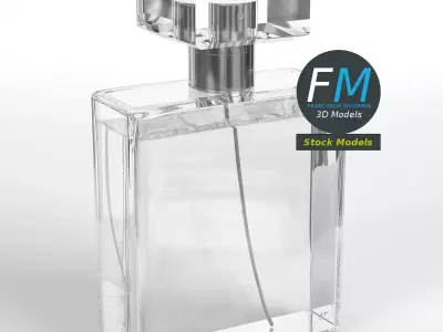 Elegant perfume bottle 3D model