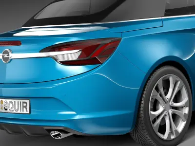 Opel Cascada 2014 3D model