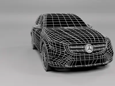MERCEDES GLC 2016 LOWPOLY Low-poly 3D model