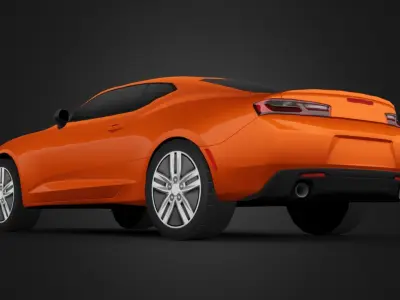 Chevrolet Camaro Low-poly 3D model by One1Steven
