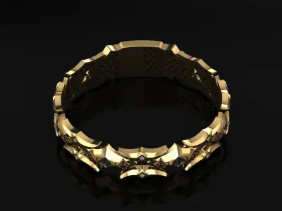 3D Model of braclet for men 3D print model