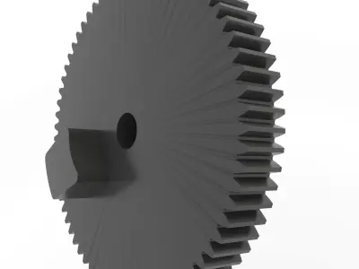 Lock Activator Gear for Mitsubishi Pajero Sport 3D print model