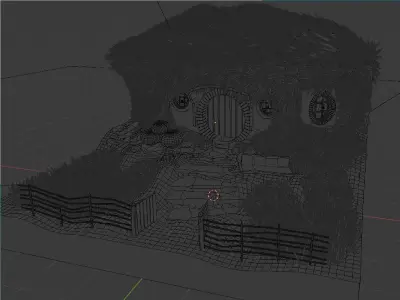 Bilbo Baggins House Free low-poly 3D model