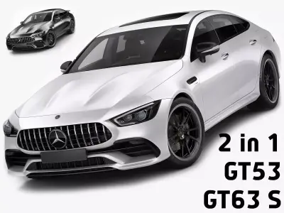 Mercedes-AMG GT 4-door GT53 and GT63 S 3D model