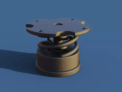 Hi Fi Anti-Vibration Isolation Feet 40mm Free Free 3D print model