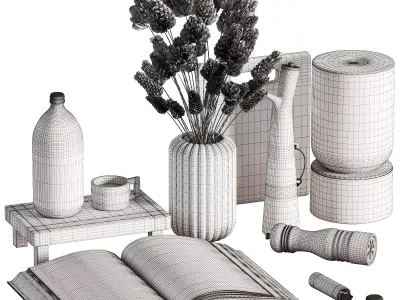 kitchen accessories 014 3D model