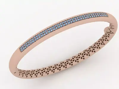 Bracelet 0059 - Bangel  3D print model