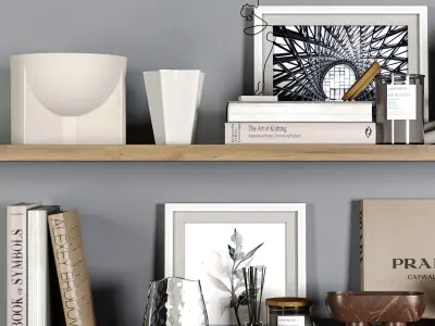 decorative set Vol017 3D model