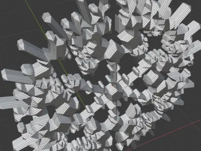 Decor Snowflake Design 1 3D print model