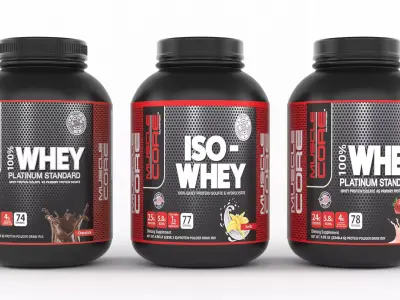 Protein Powder 3D model