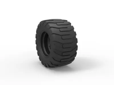  Offroad wheel 23 3D print model