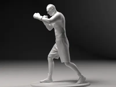 Boxer 01 Stl 3D print model