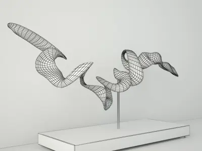 Anson Decor on Stand 3D model