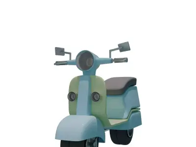 Vintage bike 3D model purchase