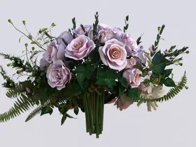 Bridal Bouquet 3D model