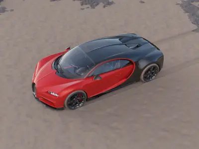 Bugatti Chiron Sport 3D model