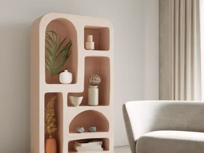 Isobel Bookshelf 3D model