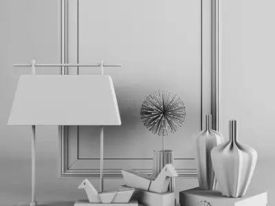 Decorative Set M024 3D model