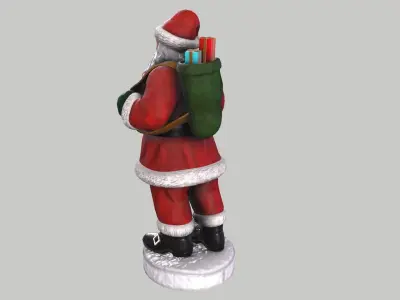 Santa Claus Low-poly 3D model