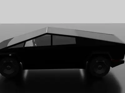 Tesla Cybertruck - Black 3D model