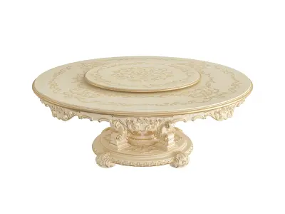 Victorian round dining table by Modenese 3D model