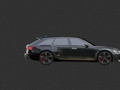 audi r6  3D model