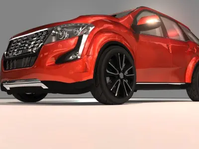 3D XUV cadillac suv 3D model